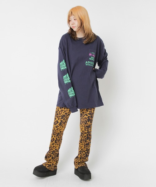 RNA(アールエヌエー)の「M2558 PINKMOTEL 新世界ポケロンT(Tシャツ/カットソー・レディース・ネイビー/ホワイト・MEDIUM)」の12枚目の写真