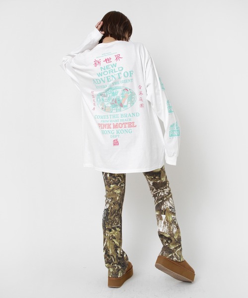 RNA(アールエヌエー)の「M2558 PINKMOTEL 新世界ポケロンT(Tシャツ/カットソー・レディース・ネイビー/ホワイト・MEDIUM)」の11枚目の写真