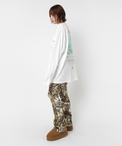 RNA(アールエヌエー)の「M2558 PINKMOTEL 新世界ポケロンT(Tシャツ/カットソー・レディース・ネイビー/ホワイト・MEDIUM)」の10枚目の写真