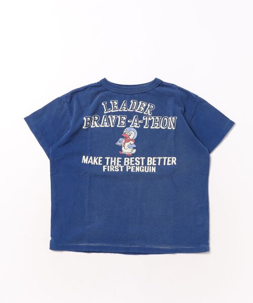 DENIM DUNGAREE(デニムダンガリー)の「Vintage Cotton Jersey PENNIE LEADER Tee(Tシャツ/カットソー・キッズ・ブラック/ブルー・145/135)」の6枚目の写真
