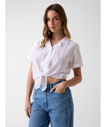 Guess | SHARON Eyelet Shirt シャツ ブラウス(シャツ/ブラウス)