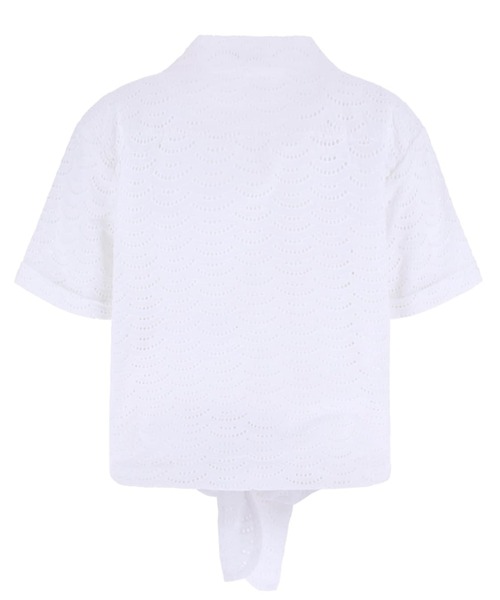 Guess(ゲス)の「SHARON Eyelet Shirt シャツ ブラウス(シャツ/ブラウス・レディース・ホワイト・LARGE/MEDIUM/SMALL/X-SMALL)」の6枚目の写真