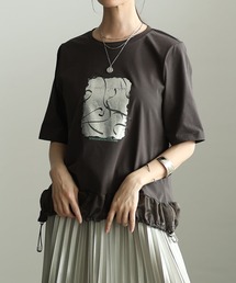 箔プリントデザインTシャツ