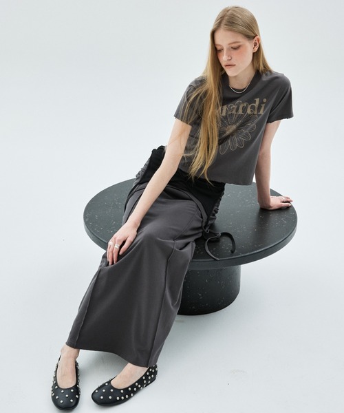 Mardi Mercredi（マルディメクルディ）の「VOLUME MAXI SKIRT CRAPE