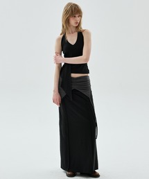 Mardi Mercredi（マルディメクルディ）の「MAXI SKIRT FOLDOVER WAIST / マキシスカート フォールドオーバー ウエスト（スカート）」