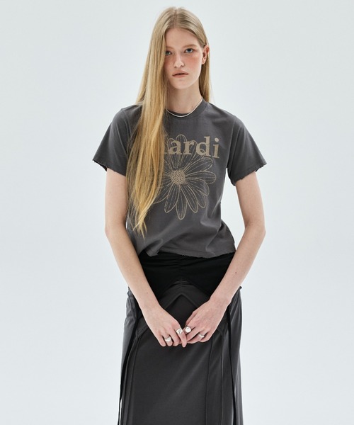 Mardi Mercredi(マルディメクルディ)の「MAXI SKIRT FOLDOVER WAIST / マキシスカート フォールドオーバー ウエスト(スカート・レディース・ブラック/チャコールグレー・FREE)」の16枚目の写真