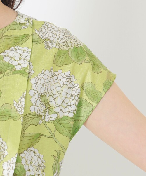S.ESSENTIALS(エスエッセンシャルズ)の「【HAIBARA】プリントワンピース(ワンピース・レディース・ブラック・38)」の8枚目の写真