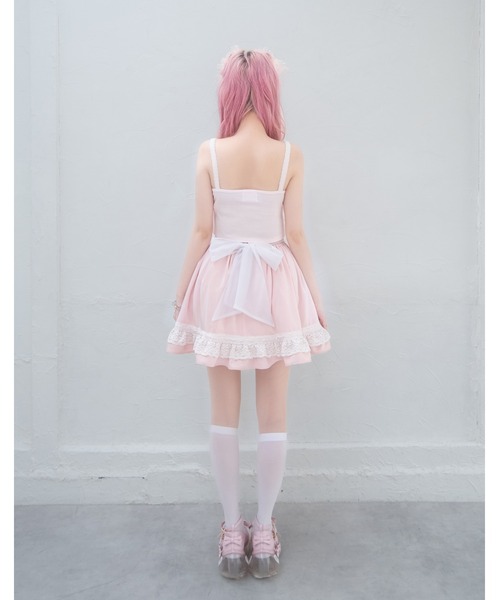 Fiorforte（フィオルフォルテ）の「strawberry camisole（キャミソール・レディース・ホワイト/ピンク・FREE）」の11枚目の写真