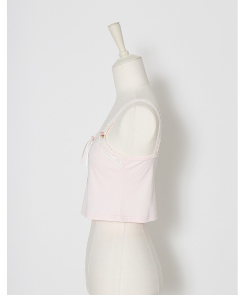 Fiorforte（フィオルフォルテ）の「strawberry camisole（キャミソール・レディース・ホワイト/ピンク・FREE）」の13枚目の写真