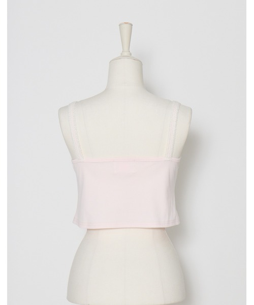 Fiorforte（フィオルフォルテ）の「strawberry camisole（キャミソール・レディース・ホワイト/ピンク・FREE）」の14枚目の写真