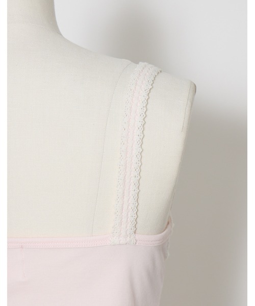 Fiorforte（フィオルフォルテ）の「strawberry camisole（キャミソール・レディース・ホワイト/ピンク・FREE）」の19枚目の写真