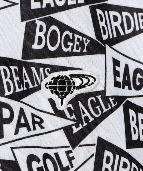 BEAMS GOLF(ビームスゴルフ)の「〈MEN〉ORANGE LABEL / フラッグ総柄 ポロシャツ(ポロシャツ・メンズ・ホワイト/その他・M/L/XL/S)」の12枚目の写真