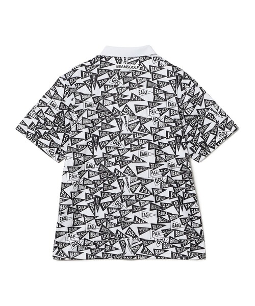 BEAMS GOLF(ビームスゴルフ)の「〈MEN〉ORANGE LABEL / フラッグ総柄 ポロシャツ(ポロシャツ・メンズ・ホワイト/その他・M/L/XL/S)」の14枚目の写真