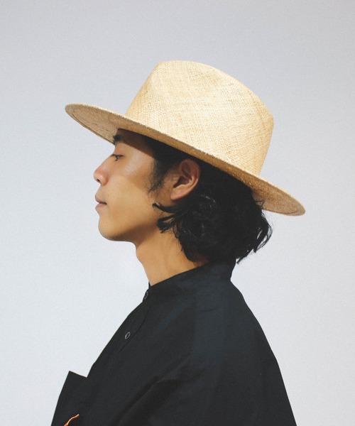 HUNTISM(ハンティズム)の「Tear Drop LB Hat(ハット・メンズ・ナチュラル/ネイビー・MEDIUM/LARGE)」の2枚目の写真