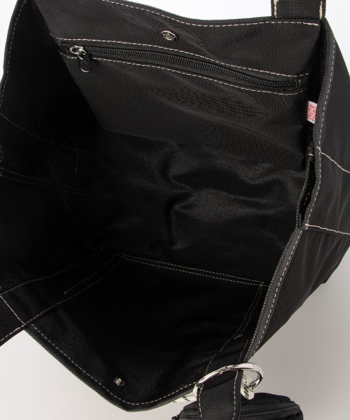 cache cache(カシュ カシュ)の「カシュカシュ cachecache / ミニリュック付きナイロンミディアムトート(トートバッグ・レディース・ブラウン/ベージュ系その他/ブラック・FREE)」の7枚目の写真