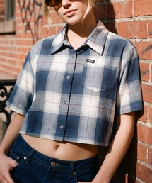 Cal Top（キャルトップ）の「【T23】【Cal Top/キャルトップ】S/S GIRL CROP TOPS CLTPWS001（シャツ/ブラウス）」
