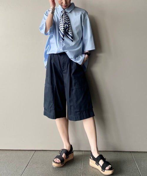 HELIOPOLE(エリオポール)の「MILITARY SHORT PANTS(その他パンツ・レディース・キャメル/ネイビー・38/36)」の16枚目の写真