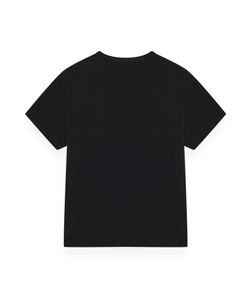 R-4(アールフォー)の「R-0072 / TERRY SHORT HENLEY(BLACK)(Tシャツ/カットソー・メンズ・ブラック・MEDIUM/LARGE/X-LARGE)」の2枚目の写真