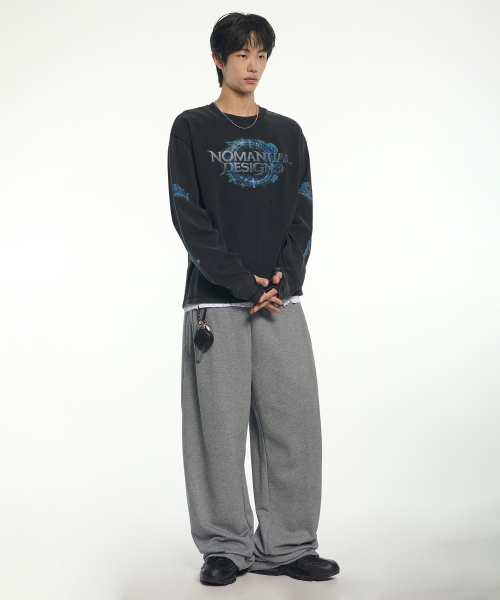 NOMANUAL(NOMANUAL)の「RAW VISION SWEATPANTS - CHARCOAL(スウェットパンツ・レディース・その他・X-LARGE/SMALL/MEDIUM/LARGE)」の3枚目の写真