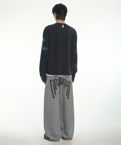 NOMANUAL(NOMANUAL)の「RAW VISION SWEATPANTS - CHARCOAL(スウェットパンツ・レディース・その他・X-LARGE/SMALL/MEDIUM/LARGE)」の4枚目の写真