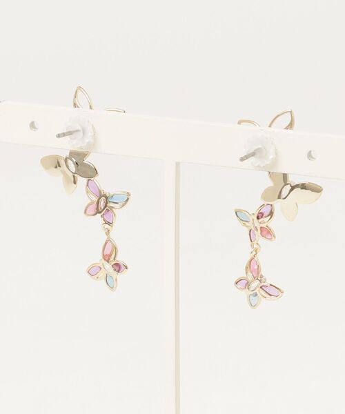 Zoule(ゾーラ)の「Zoule ゾーラ:MOROCCAN モロッカンシリーズ nabi moroccan2 蝶 チョウ ピアス(ピアス(両耳用)・レディース・ゴールド/シルバー・FREE)」の3枚目の写真