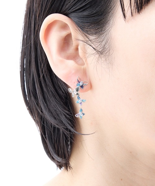 Zoule(ゾーラ)の「Zoule ゾーラ:MOROCCAN モロッカンシリーズ nabi moroccan2 蝶 チョウ ピアス(ピアス(両耳用)・レディース・ゴールド/シルバー・FREE)」の10枚目の写真