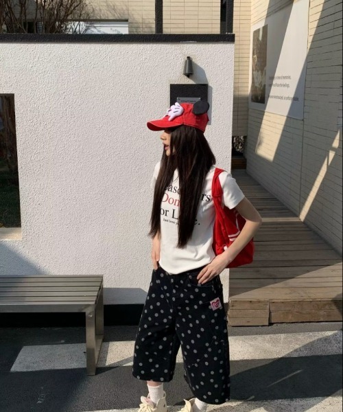 Ritzy（リッツィー）の「ドット柄 デニム 7 分ワイドパンツ（その他パンツ・レディース・ブラック・M/S）」の13枚目の写真