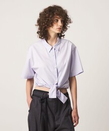 セール】＜6(ROKU)＞コットン スケ ショートスリーブ シャツ（シャツ