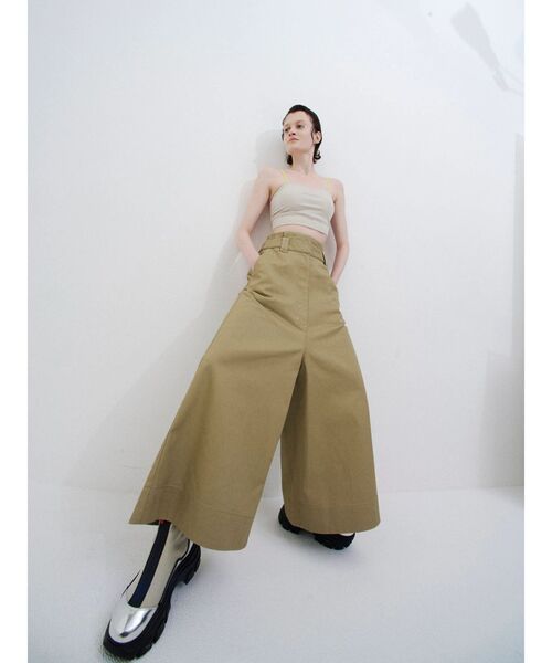UN3D.(アンスリード)の「【Dickies】W WAIST WIDE PANTS / ディッキーズ ダブルウエストワイドパンツ(その他パンツ・レディース・ベージュ/グレー/ブラック・38/36/34)」の5枚目の写真