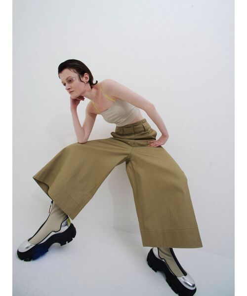 UN3D.(アンスリード)の「【Dickies】W WAIST WIDE PANTS / ディッキーズ ダブルウエストワイドパンツ(その他パンツ・レディース・ベージュ/グレー/ブラック・38/36/34)」の6枚目の写真