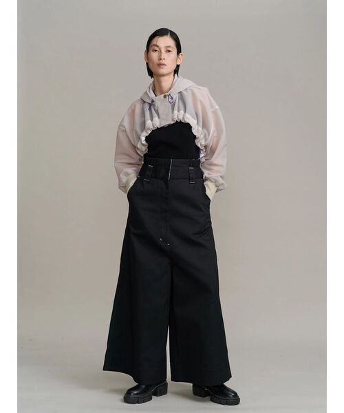 UN3D.（アンスリード）の「【Dickies】W WAIST WIDE PANTS /  ディッキーズ ダブルウエストワイドパンツ（その他パンツ・レディース・ベージュ/グレー/ブラック・38/36/34）」の21枚目の写真