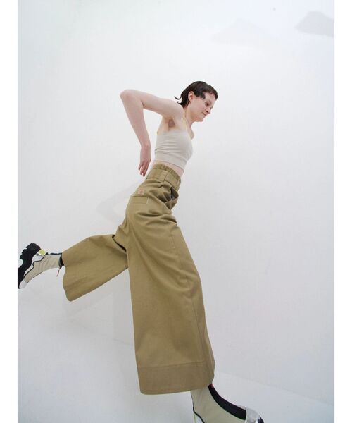 UN3D.(アンスリード)の「【Dickies】W WAIST WIDE PANTS / ディッキーズ ダブルウエストワイドパンツ(その他パンツ・レディース・ベージュ/グレー/ブラック・38/36/34)」の3枚目の写真