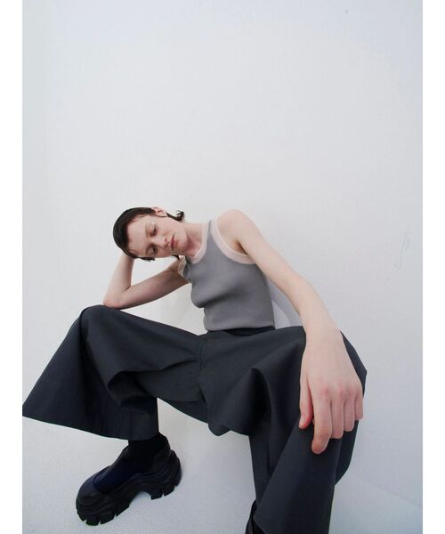 UN3D.(アンスリード)の「【Dickies】W WAIST WIDE PANTS / ディッキーズ ダブルウエストワイドパンツ(その他パンツ・レディース・ベージュ/グレー/ブラック・38/36/34)」の1枚目の写真