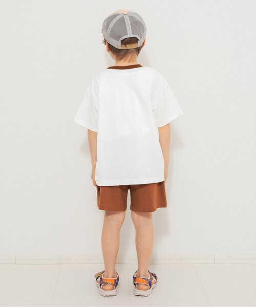 BREEZE（ブリーズ）の「楽しいバリエーション半袖Tシャツ_セットアップ可（Tシャツ/カットソー・キッズ・ピンク/アイボリー/イエロー/ブルー/ラベンダー/ブラック/ブラウン/サックスブルー/グリーン/レインボー・100/140/110/120/130/90/80）」の13枚目の写真