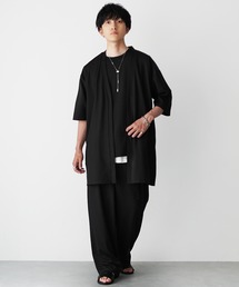 MinoriTY（マイノリティ）の「【MinoriTY】マイクロプリーツ3ピースセットアップ メンズ セットアップ 夏服 ユニセックス 半袖（セットアップ）」