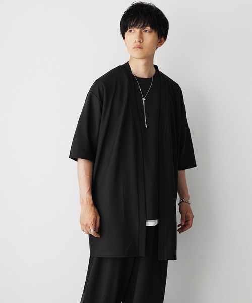 MinoriTY(マイノリティ)の「【MinoriTY】マイクロプリーツ3ピースセットアップ メンズ セットアップ 夏服 ユニセックス 半袖(セットアップ・メンズ・ブラック/ライトグレー/ブルー・L/M/S)」の7枚目の写真