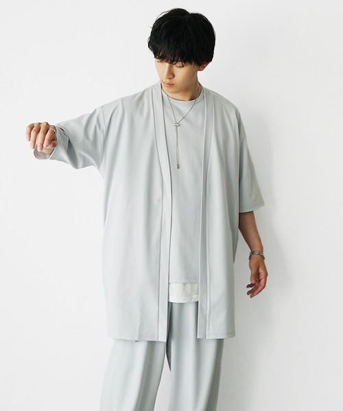 MinoriTY(マイノリティ)の「【MinoriTY】マイクロプリーツ3ピースセットアップ メンズ セットアップ 夏服 ユニセックス 半袖(セットアップ・メンズ・ブラック/ライトグレー/ブルー・L/M/S)」の9枚目の写真