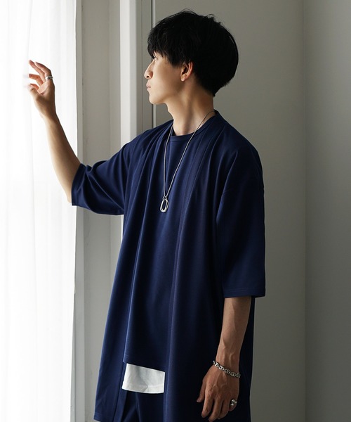 MinoriTY(マイノリティ)の「【MinoriTY】マイクロプリーツ3ピースセットアップ メンズ セットアップ 夏服 ユニセックス 半袖(セットアップ・メンズ・ブラック/ライトグレー/ブルー・L/M/S)」の15枚目の写真
