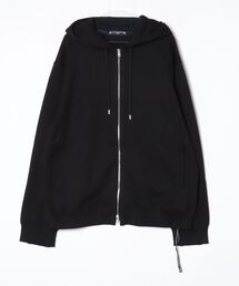 BEADED ZIP UP HOODIE