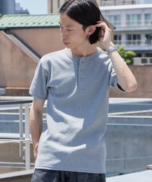 AVIREX/アビレックス DAILY S/S RIB HENLY NECK TEE デイリー 半袖 リブ ヘンリーネック Tシャツ 抗菌防臭 スリムフィット 肉厚 メンズ レディース 秋 秋服 2026年秋冬