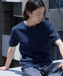 AVIREX/アビレックス DAILY S/S RIB HENLY NECK TEE デイリー 半袖 リブ ヘンリーネック Tシャツ 抗菌防臭 スリムフィット 肉厚 メンズ レディース 秋 秋服 2026年秋冬