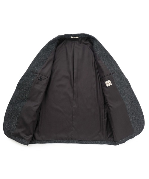 MEN'S BIGI(メンズビギ)の「【BASED ON MEN'S BIGI HERITAGE】シルクネップヘリンボーン リラックスジャケット(テーラードジャケット・メンズ・ブラック・02/03/04/01)」の15枚目の写真