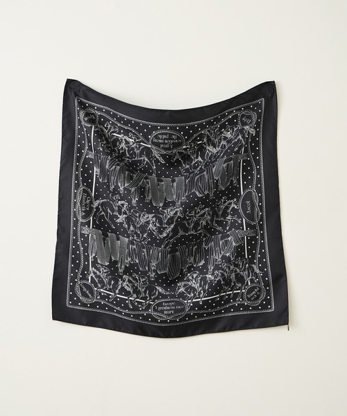 ROPE'(ロペ)の「ROPE’リバイバルスカーフS(バンダナ/スカーフ・レディース・ピンク/カーキ/オフホワイト/レッド/ブラック・FREE)」の3枚目の写真