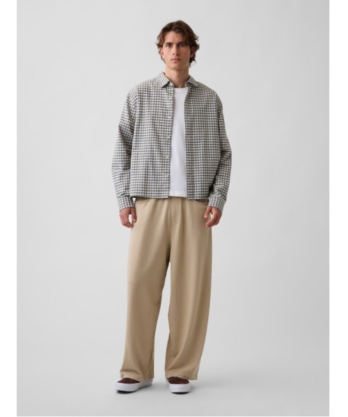GAP（ギャップ）の「フレンチテリー イージーウエスト バギー デニムスウェットパンツ（スウェットパンツ・メンズ・ブラウン/ブラック/ベージュ・XS/XL/L/M/S）」の10枚目の写真