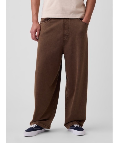 GAP（ギャップ）の「フレンチテリー イージーウエスト バギー デニムスウェットパンツ（スウェットパンツ・メンズ・ブラウン/ブラック/ベージュ・XS/XL/L/M/S）」の13枚目の写真