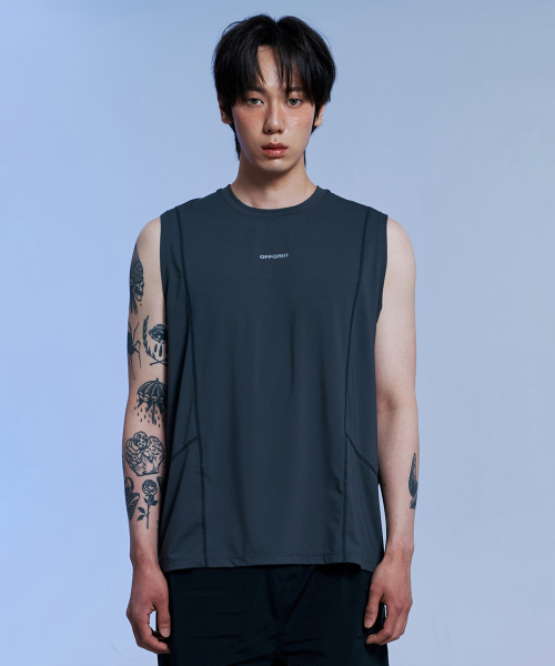 OFFGRID（オフグリッド）の「クーリアアスキンスリーブレス-ブラック（Tシャツ/カットソー・メンズ・その他・X-LARGE/LARGE/MEDIUM/SMALL）」の2枚目の写真