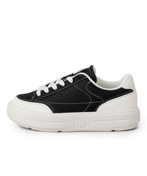 FILA(フィラ)の「FUNKY TENNIS 98/25 / ファンキーテニス98/25(スニーカー・レディース・ブラック×ホワイト・23.0cm/23.5cm/24.0cm/24.5cm/25.0cm/25.5cm/26.0cm/26.5cm/27.0cm/27.5cm/28.0cm)」の4枚目の写真