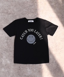 IENA ENFANT | 【LA HUTTE/ラユット】smiley Tシャツ(100-130cm)(Tシャツ/カットソー)