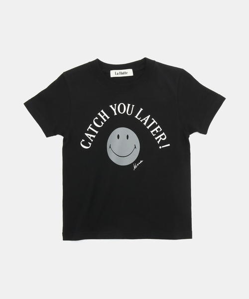 IENA ENFANT(イエナアンファン)の「【LA HUTTE/ラユット】smiley Tシャツ(100-130cm)(Tシャツ/カットソー・キッズ・ホワイト/スカイブルー/ブラック/ピンク・LARGE/MEDIUM/SMALL)」の9枚目の写真
