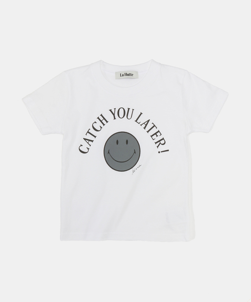 IENA ENFANT(イエナアンファン)の「【LA HUTTE/ラユット】smiley Tシャツ(100-130cm)(Tシャツ/カットソー・キッズ・ホワイト/スカイブルー/ブラック/ピンク・LARGE/MEDIUM/SMALL)」の10枚目の写真